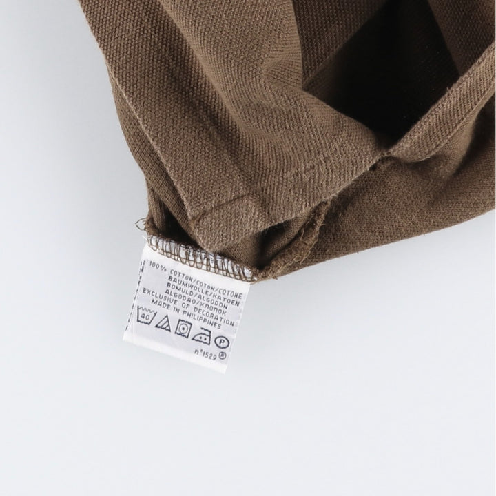 Ralph Lauren POLO by Ralph Lauren short sleeve polo shirt, size S for men cotton brown type Vintage Second Hand