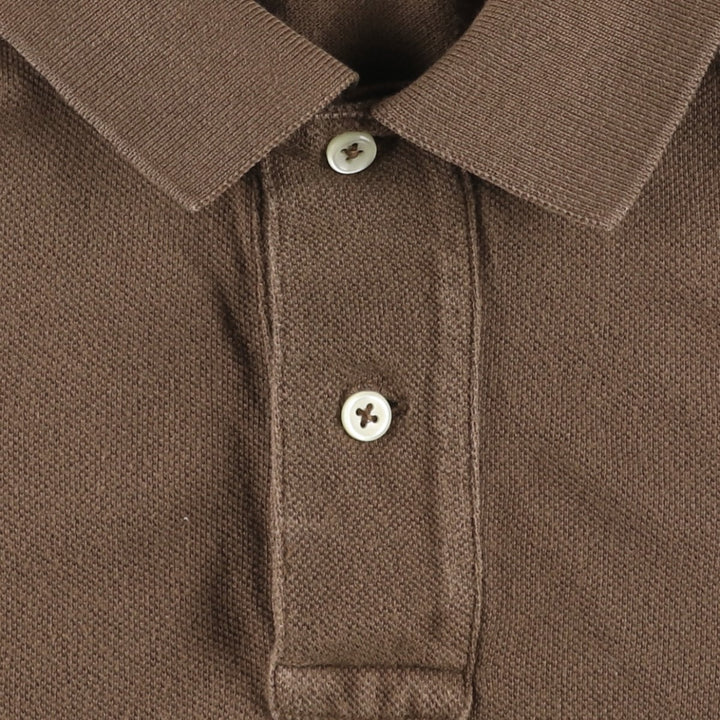 Ralph Lauren POLO by Ralph Lauren short sleeve polo shirt, size S for men cotton brown type Vintage Second Hand