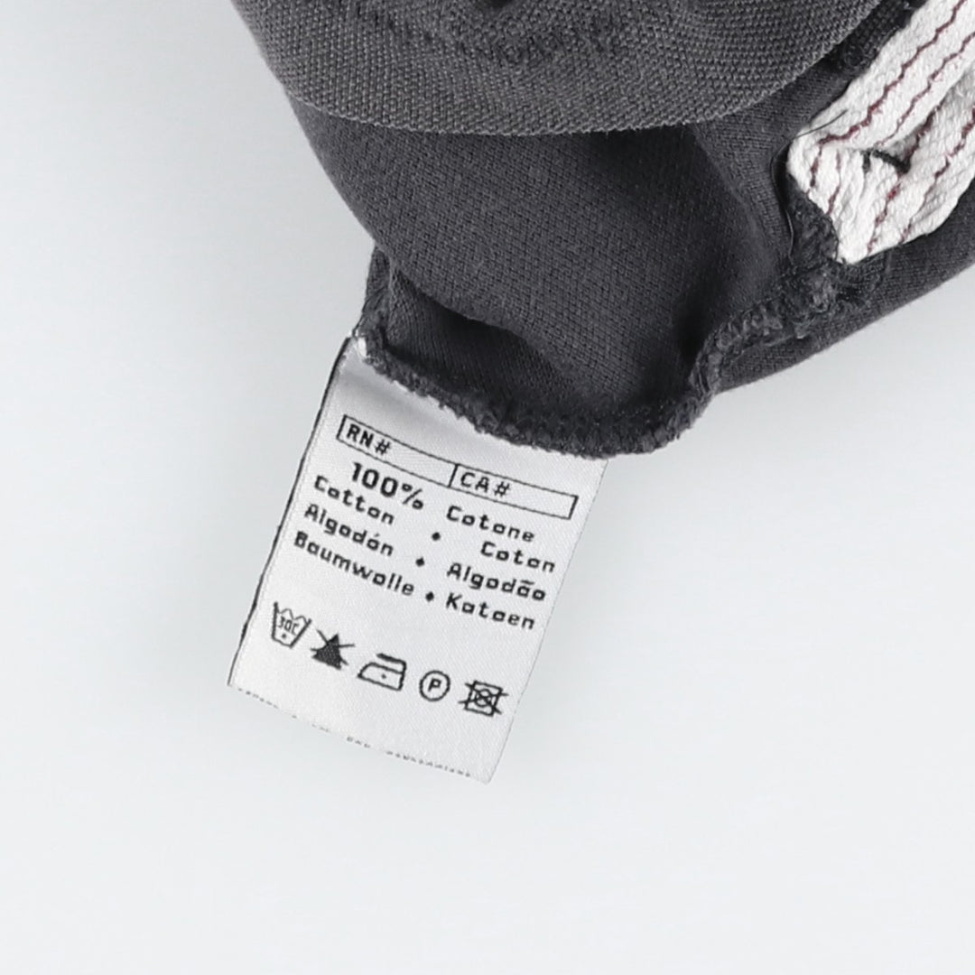 Big Size ROBE DI KAPPA Les Voiles de Saint-Tropez Short-Sleeve Polo Shirt (Men's XXXL equivalent) cotton gray type Vintage Second Hand