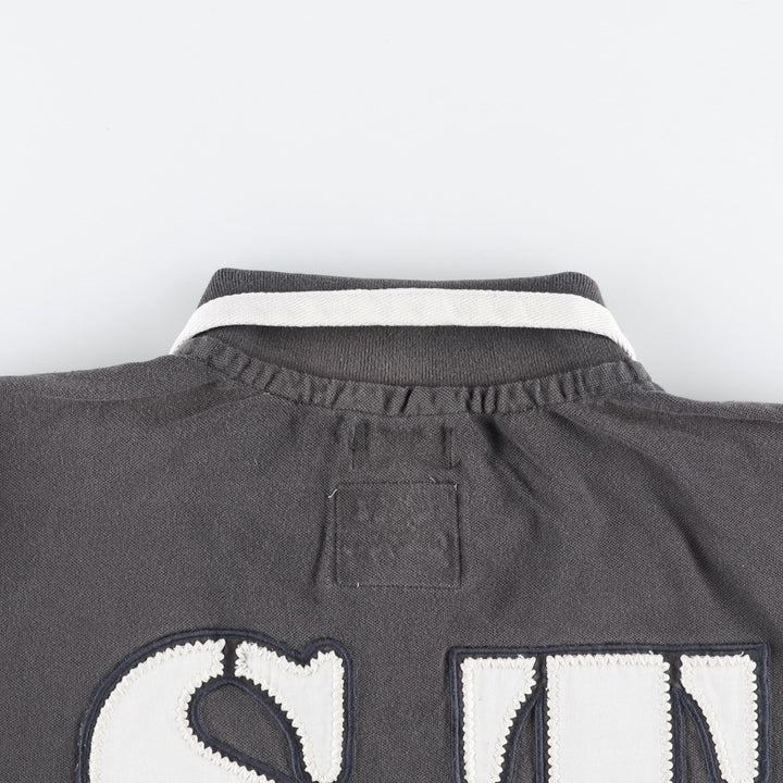 Big Size ROBE DI KAPPA Les Voiles de Saint-Tropez Short-Sleeve Polo Shirt (Men's XXXL equivalent) cotton gray type Vintage Second Hand