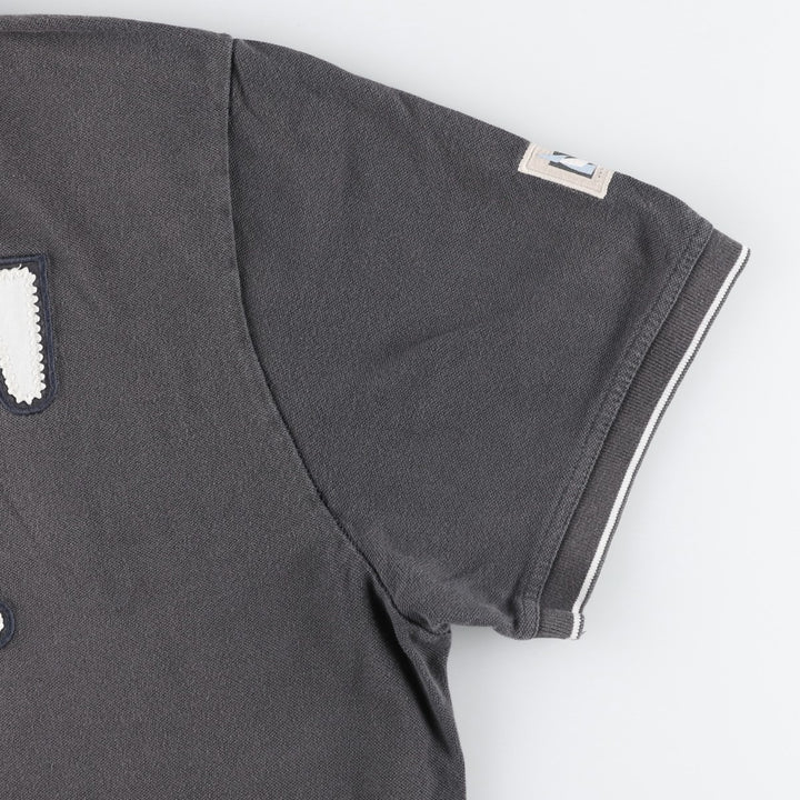Big Size ROBE DI KAPPA Les Voiles de Saint-Tropez Short-Sleeve Polo Shirt (Men's XXXL equivalent) cotton gray type Vintage Second Hand