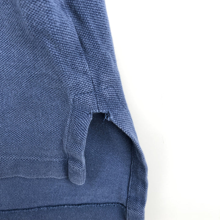 Ralph Lauren POLO by Ralph Lauren CUSTOM FIT short sleeve polo shirt, men's size L cotton blue type Vintage Second Hand
