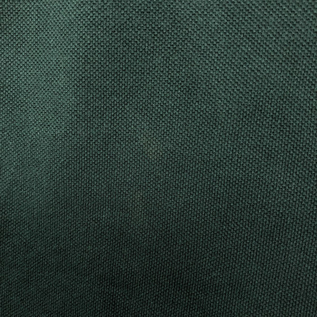 Brooks Brothers Golden Fleece Short-Sleeve Polo Shirt, Made in USA, Men's Size L (approx.) cotton Green type dark green Vintage Second Hand