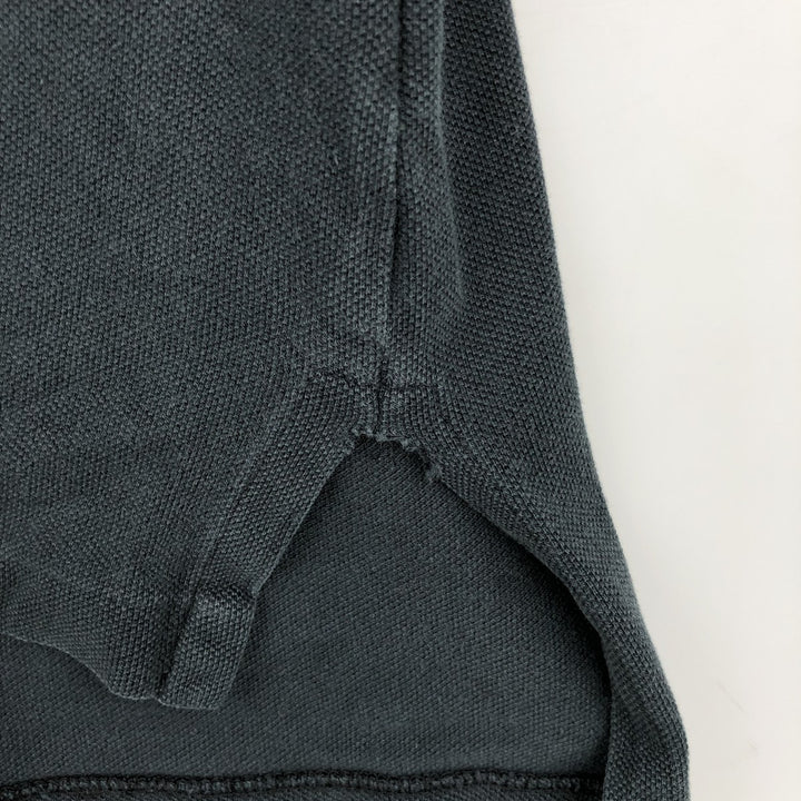 Ralph Lauren POLO by Ralph Lauren CUSTOM FIT short sleeve polo shirt, men's size L cotton black type Vintage Second Hand
