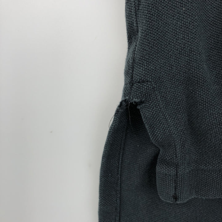 Ralph Lauren POLO by Ralph Lauren CUSTOM FIT short sleeve polo shirt, men's size L cotton black type Vintage Second Hand