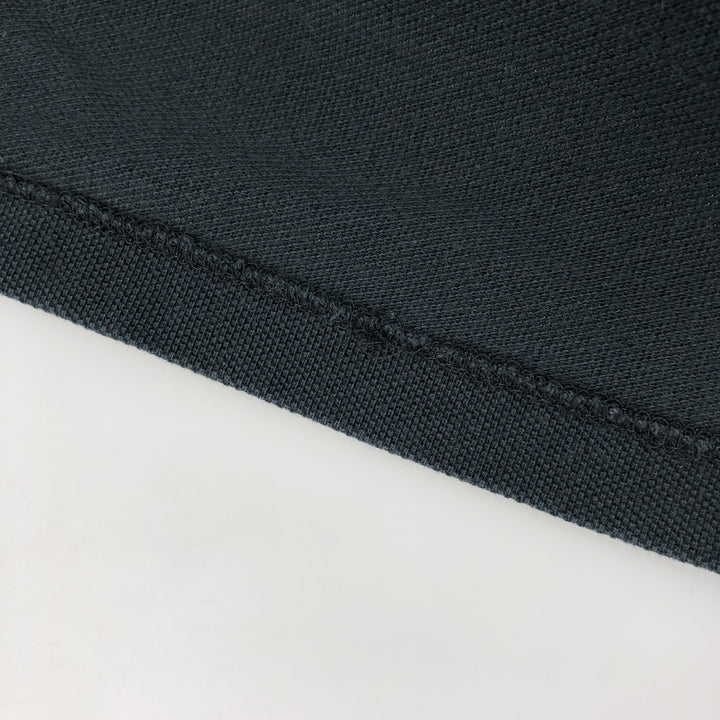 Ralph Lauren POLO by Ralph Lauren CUSTOM FIT short sleeve polo shirt, men's size L cotton black type Vintage Second Hand