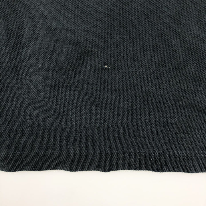 Ralph Lauren POLO by Ralph Lauren CUSTOM FIT short sleeve polo shirt, men's size L cotton black type Vintage Second Hand