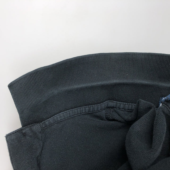 Ralph Lauren POLO by Ralph Lauren CUSTOM FIT short sleeve polo shirt, men's size L cotton black type Vintage Second Hand