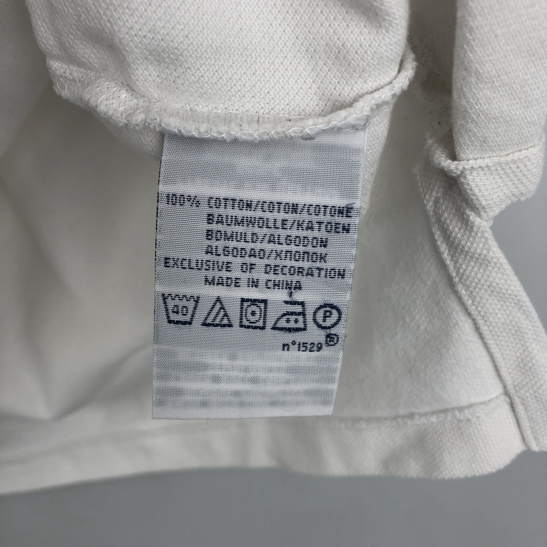 Ralph Lauren POLO by Ralph Lauren SLIM FIT Big Pony Short-Sleeve Polo Shirt (Men's Size S equivalent) cotton white type Vintage Second Hand