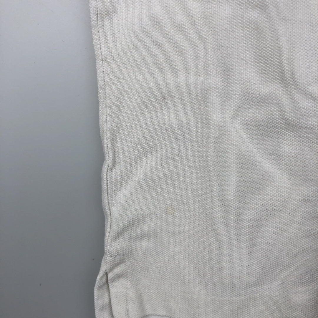 Ralph Lauren POLO by Ralph Lauren SLIM FIT Big Pony Short-Sleeve Polo Shirt (Men's Size S equivalent) cotton white type Vintage Second Hand