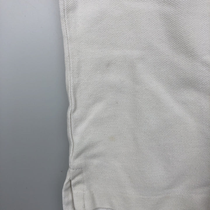 Ralph Lauren POLO by Ralph Lauren SLIM FIT Big Pony Short-Sleeve Polo Shirt (Men's Size S equivalent) cotton white type Vintage Second Hand