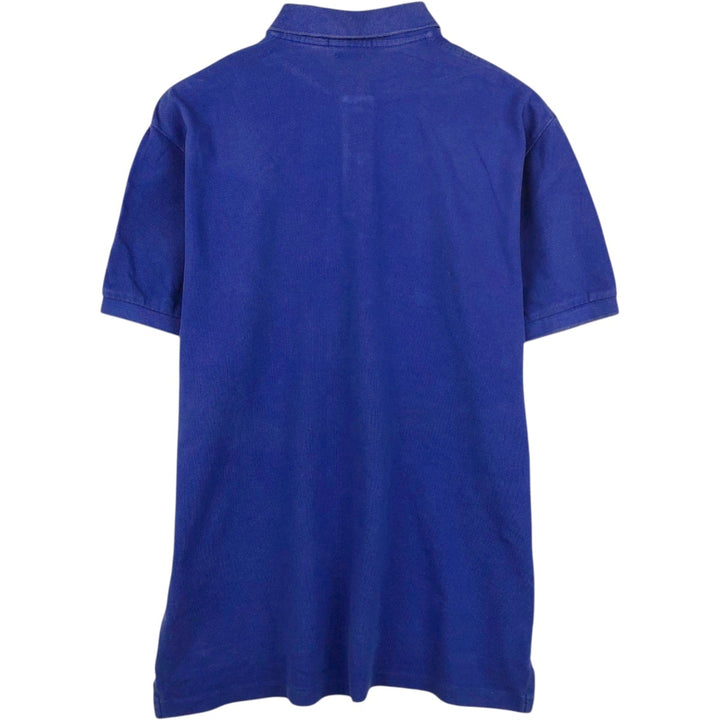 Ralph Lauren POLO RALPH LAUREN CLASSIC FIT short sleeve polo shirt for men size L cotton blue type Vintage Second Hand