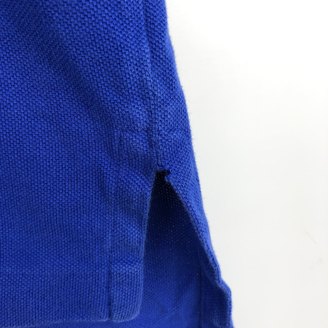 Ralph Lauren POLO RALPH LAUREN CLASSIC FIT short sleeve polo shirt for men size L cotton blue type Vintage Second Hand