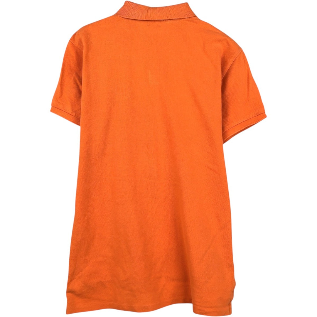Ralph Lauren POLO RALPH LAUREN CUSTOM FIT short sleeve polo shirt men's M equivalent cotton orange type Vintage Second Hand