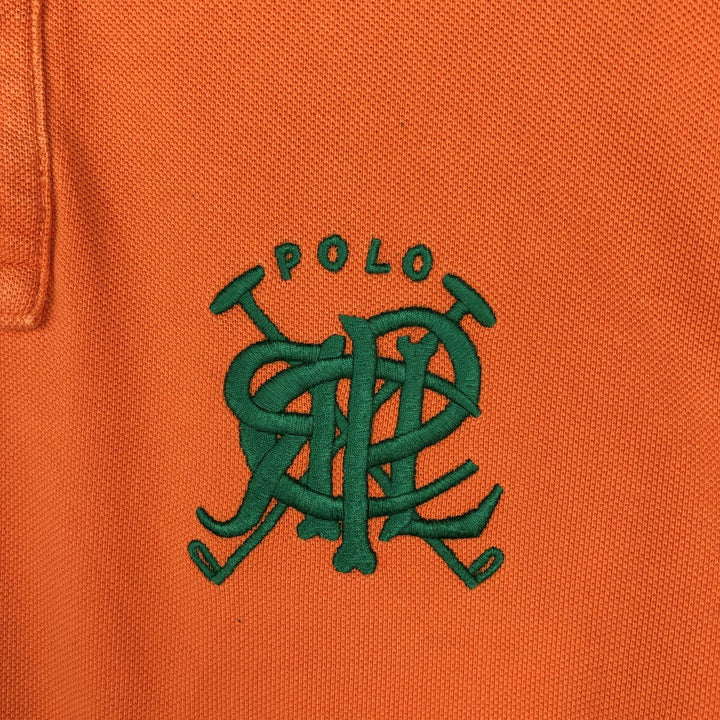 Ralph Lauren POLO RALPH LAUREN CUSTOM FIT short sleeve polo shirt men's M equivalent cotton orange type Vintage Second Hand