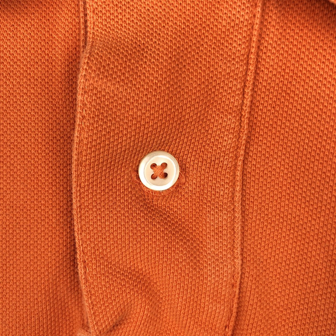 Ralph Lauren POLO RALPH LAUREN CUSTOM FIT short sleeve polo shirt men's M equivalent cotton orange type Vintage Second Hand