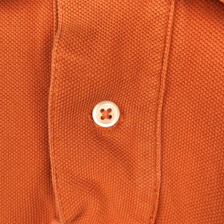 Ralph Lauren POLO RALPH LAUREN CUSTOM FIT short sleeve polo shirt men's M equivalent cotton orange type Vintage Second Hand