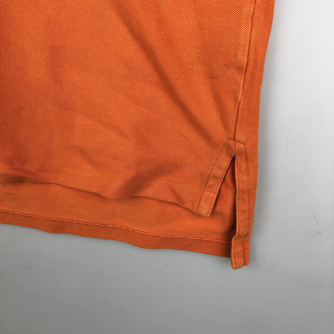 Ralph Lauren POLO RALPH LAUREN CUSTOM FIT short sleeve polo shirt men's M equivalent cotton orange type Vintage Second Hand