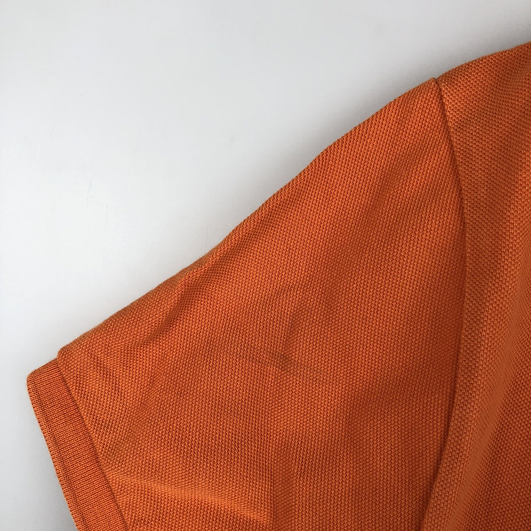 Ralph Lauren POLO RALPH LAUREN CUSTOM FIT short sleeve polo shirt men's M equivalent cotton orange type Vintage Second Hand