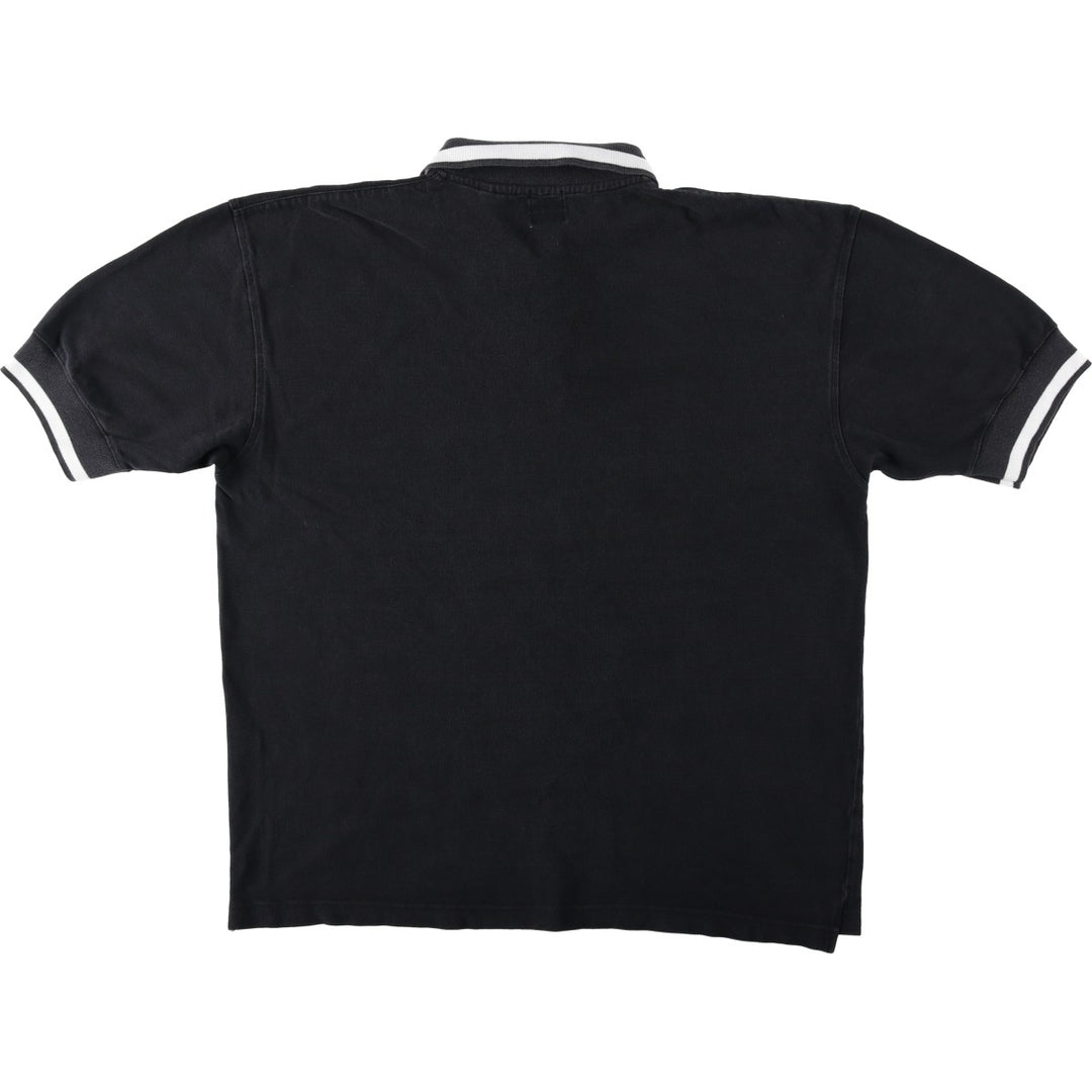 90'S GAP Old Gap Short-Sleeve Polo Shirt, Men's Size M (Equivalent), Vintage cotton black type Vintage Second Hand