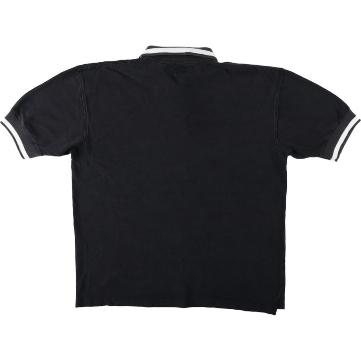 90'S GAP Old Gap Short-Sleeve Polo Shirt, Men's Size M (Equivalent), Vintage cotton black type Vintage Second Hand