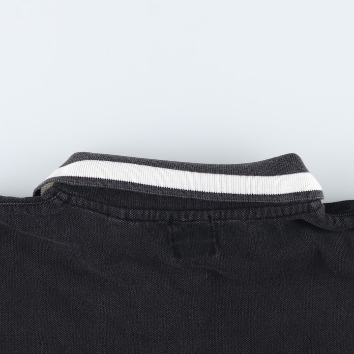 90'S GAP Old Gap Short-Sleeve Polo Shirt, Men's Size M (Equivalent), Vintage cotton black type Vintage Second Hand