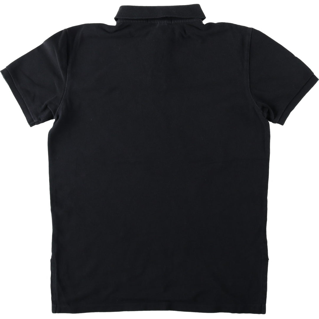 Ralph Lauren POLO by Ralph Lauren CUSTOM FIT short sleeve polo shirt, men's size S cotton black type Vintage Second Hand