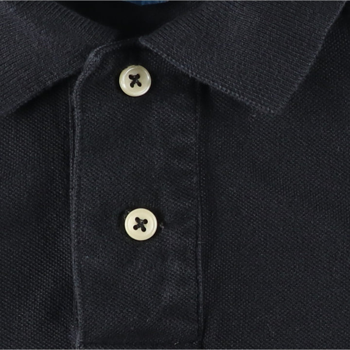 Ralph Lauren POLO by Ralph Lauren CUSTOM FIT short sleeve polo shirt, men's size S cotton black type Vintage Second Hand