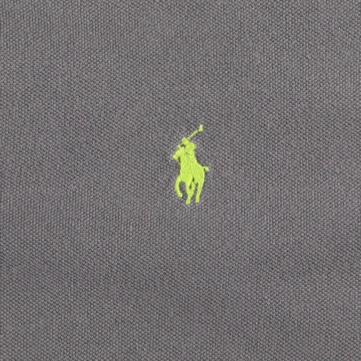 Ralph Lauren POLO by Ralph Lauren short sleeve polo shirt, men's XL size cotton gray type Vintage Second Hand