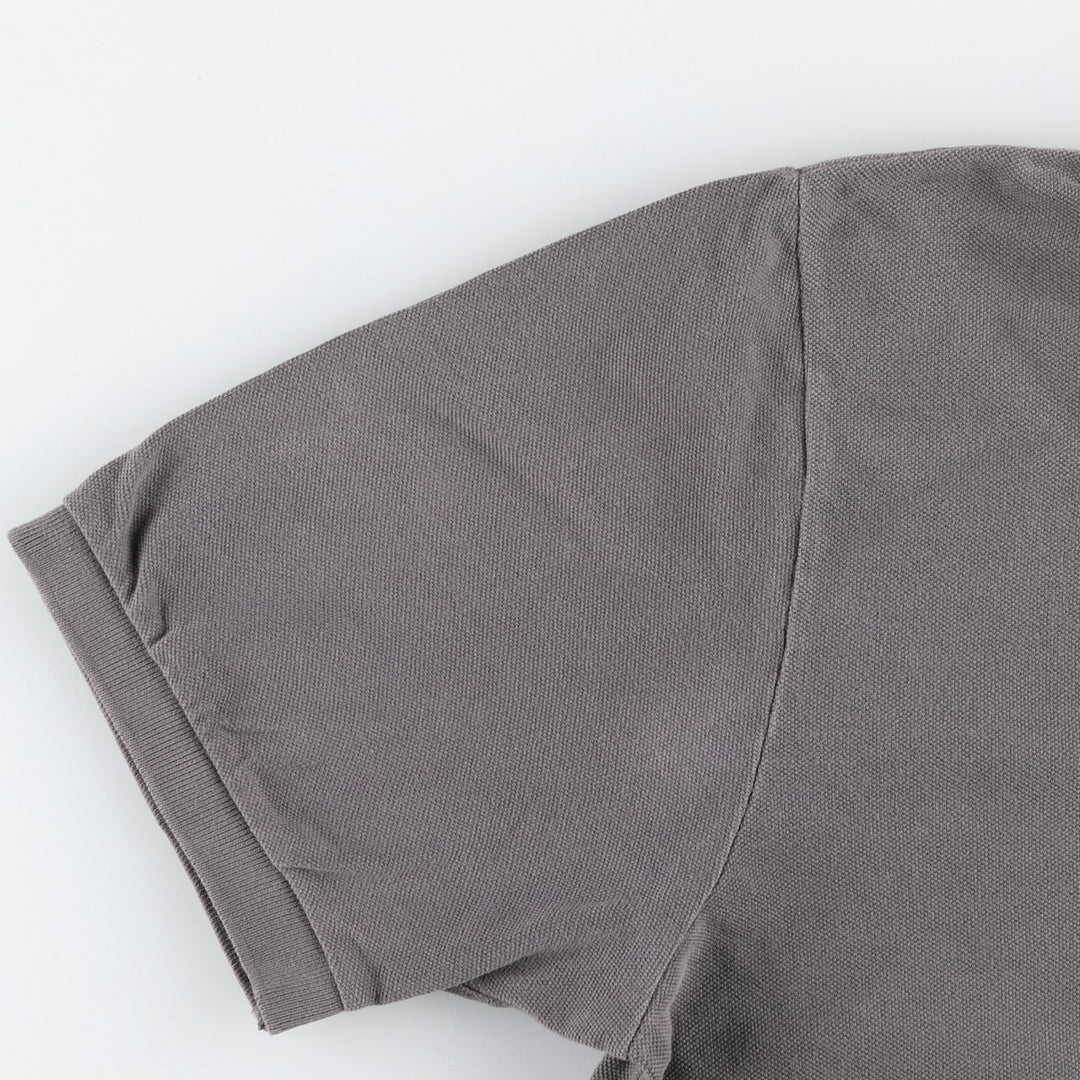 Ralph Lauren POLO by Ralph Lauren short sleeve polo shirt, men's XL size cotton gray type Vintage Second Hand