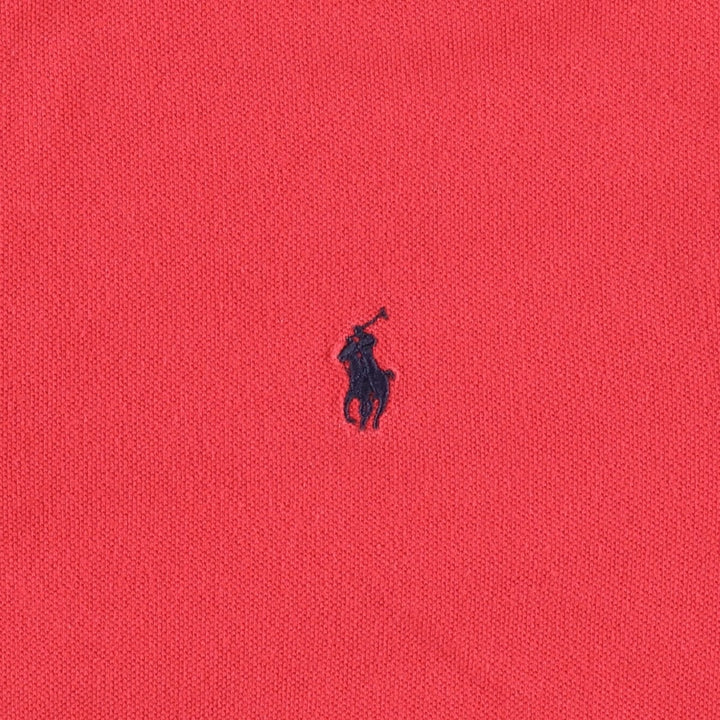 Ralph Lauren POLO GOLF Polo Golf short sleeve polo shirt for men size L cotton red type Vintage Second Hand