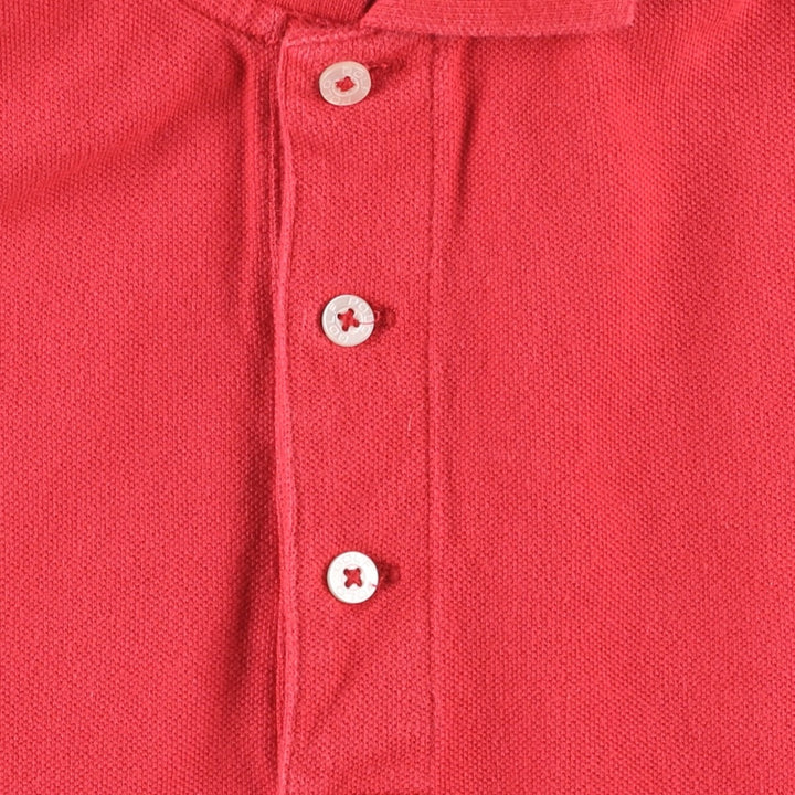 Ralph Lauren POLO GOLF Polo Golf short sleeve polo shirt for men size L cotton red type Vintage Second Hand