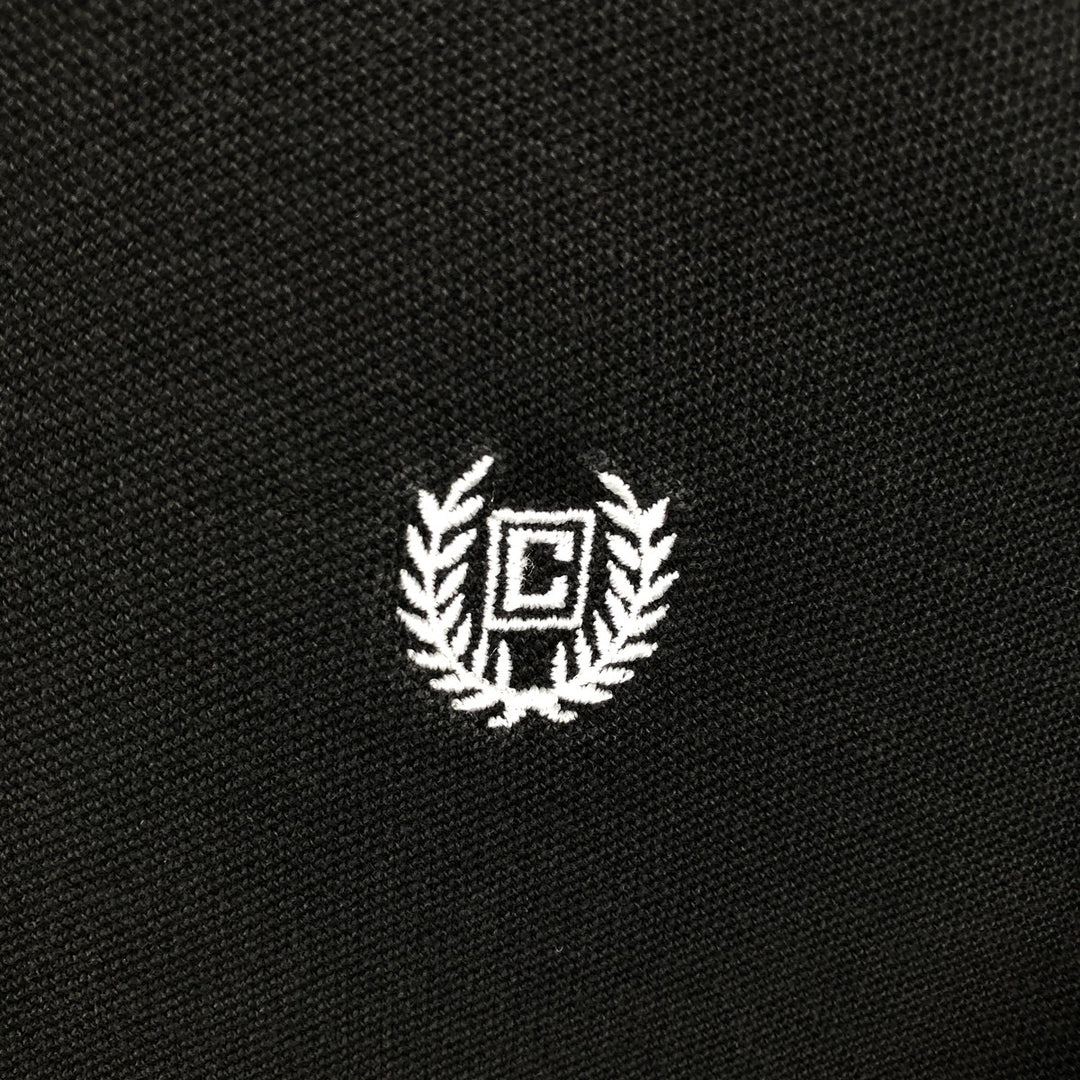 Ralph Lauren CHAPS short sleeve polo shirt, men's size L cotton black type Vintage Second Hand