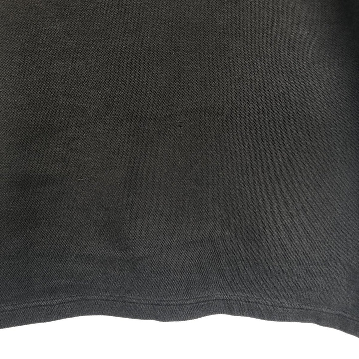 Ralph Lauren CHAPS short sleeve polo shirt, men's size L cotton black type Vintage Second Hand
