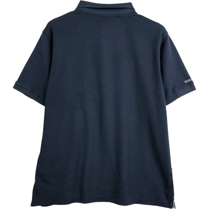 Umbro short sleeve polo shirt, size S for men unclear navy blue type Vintage Second Hand