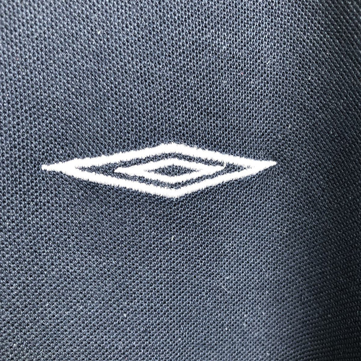 Umbro short sleeve polo shirt, size S for men unclear navy blue type Vintage Second Hand