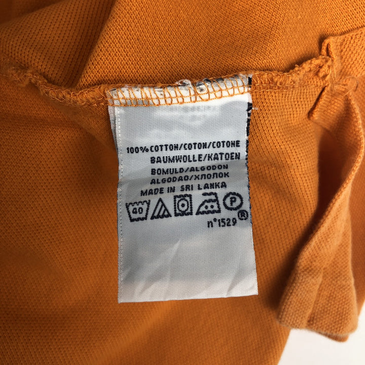 Ralph Lauren POLO by Ralph Lauren CUSTOM FIT short sleeve polo shirt, men's XL size cotton orange type Vintage Second Hand