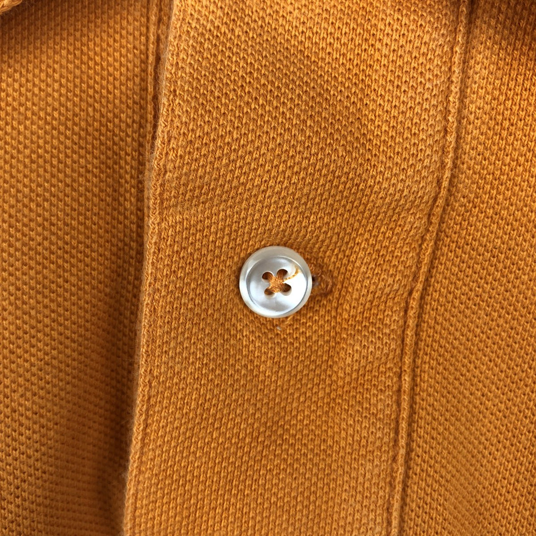 Ralph Lauren POLO by Ralph Lauren CUSTOM FIT short sleeve polo shirt, men's XL size cotton orange type Vintage Second Hand