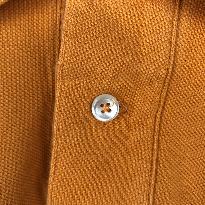 Ralph Lauren POLO by Ralph Lauren CUSTOM FIT short sleeve polo shirt, men's XL size cotton orange type Vintage Second Hand