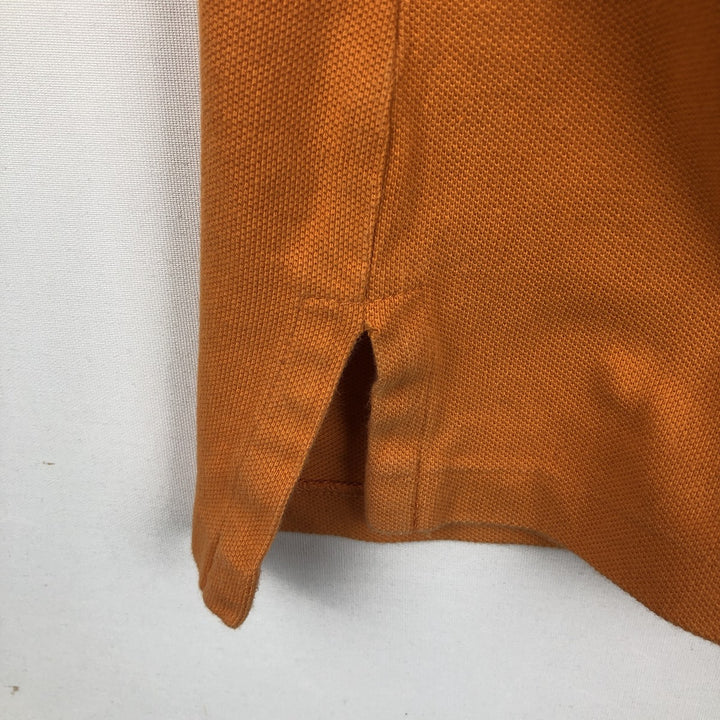 Ralph Lauren POLO by Ralph Lauren CUSTOM FIT short sleeve polo shirt, men's XL size cotton orange type Vintage Second Hand