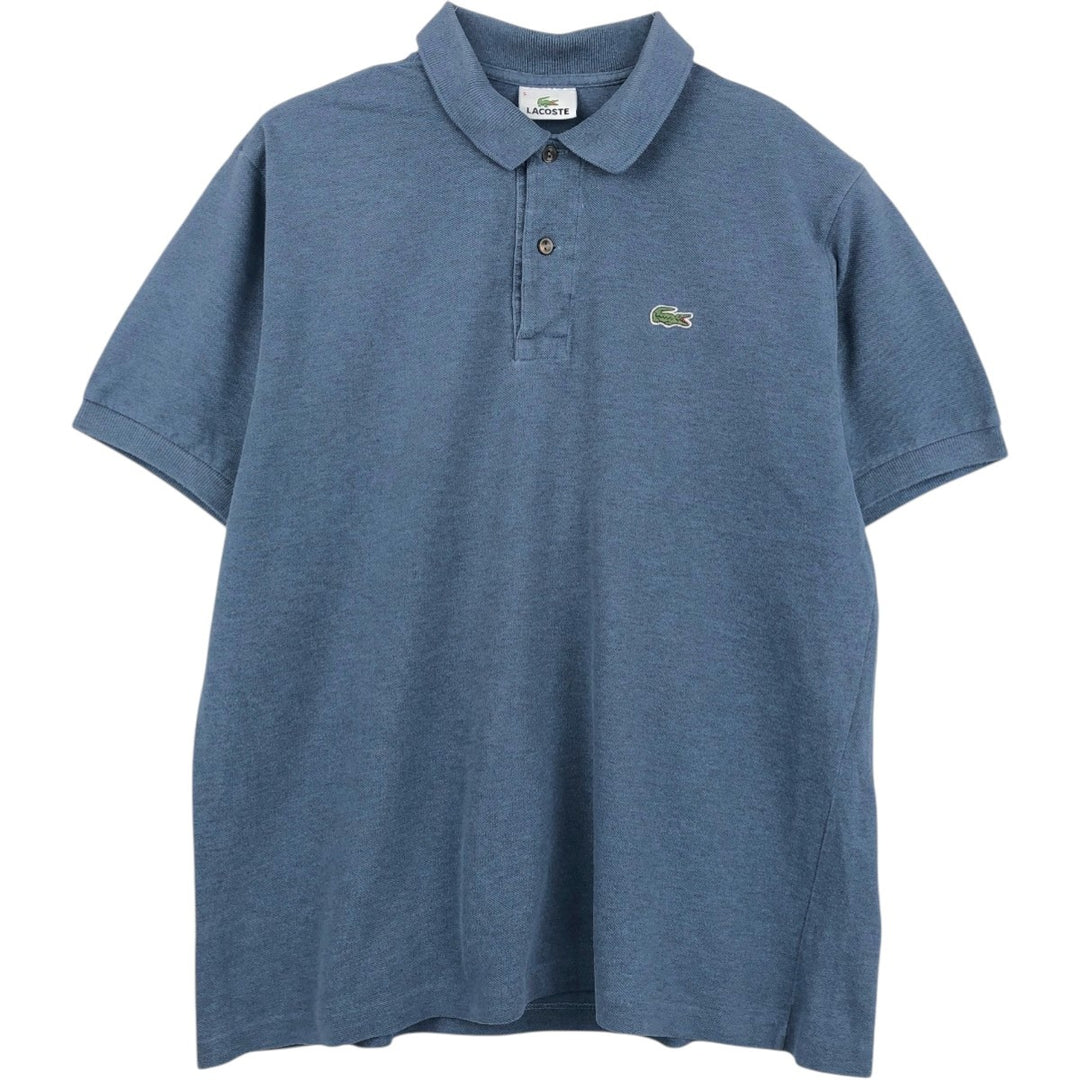 Lacoste LACOSTE Short Sleeve Polo Shirt Size 5 Men's L cotton blue type Vintage Second Hand