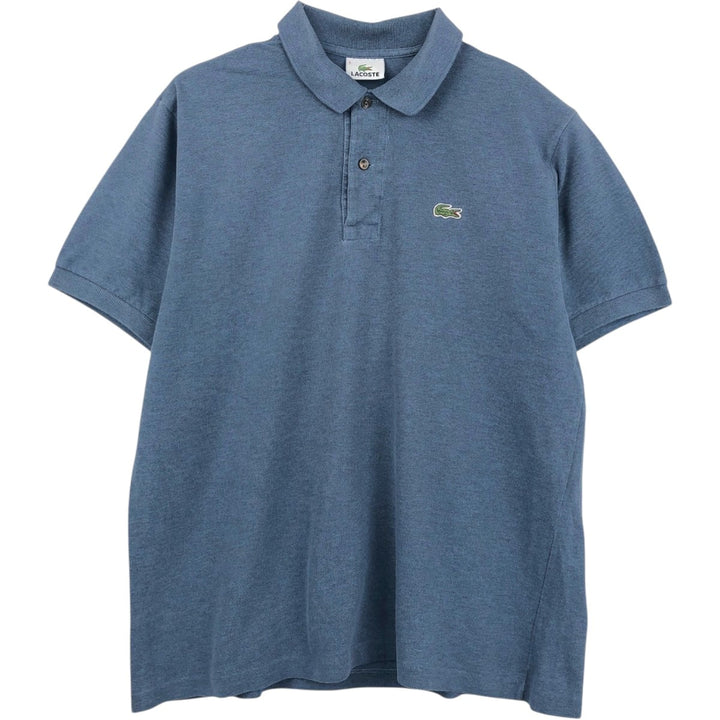 Lacoste LACOSTE Short Sleeve Polo Shirt Size 5 Men's L cotton blue type Vintage Second Hand