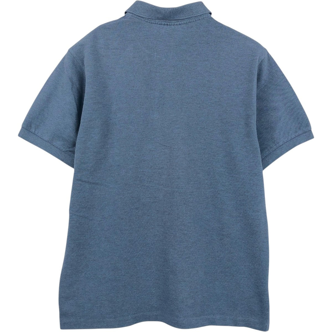 Lacoste LACOSTE Short Sleeve Polo Shirt Size 5 Men's L cotton blue type Vintage Second Hand
