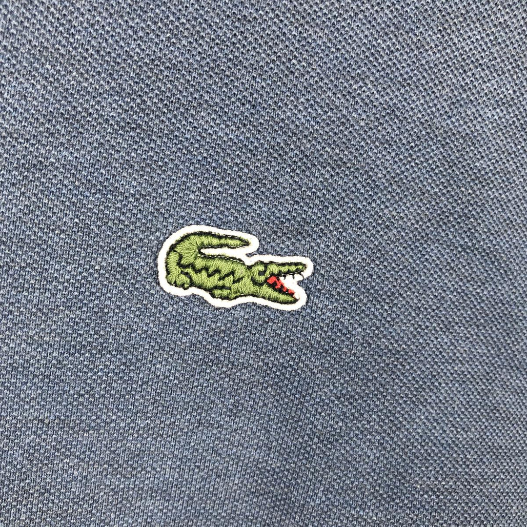 Lacoste LACOSTE Short Sleeve Polo Shirt Size 5 Men's L cotton blue type Vintage Second Hand