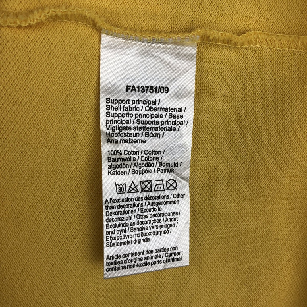 Lacoste Classic Fit short sleeve polo shirt size 6, men's XL cotton lemon yellow Vintage Second Hand