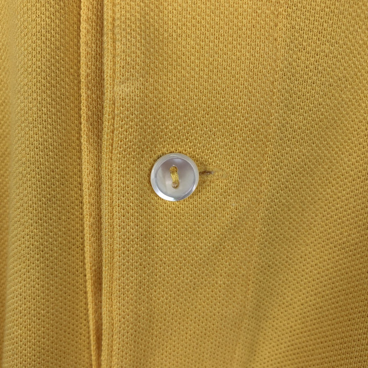 Lacoste Classic Fit short sleeve polo shirt size 6, men's XL cotton lemon yellow Vintage Second Hand