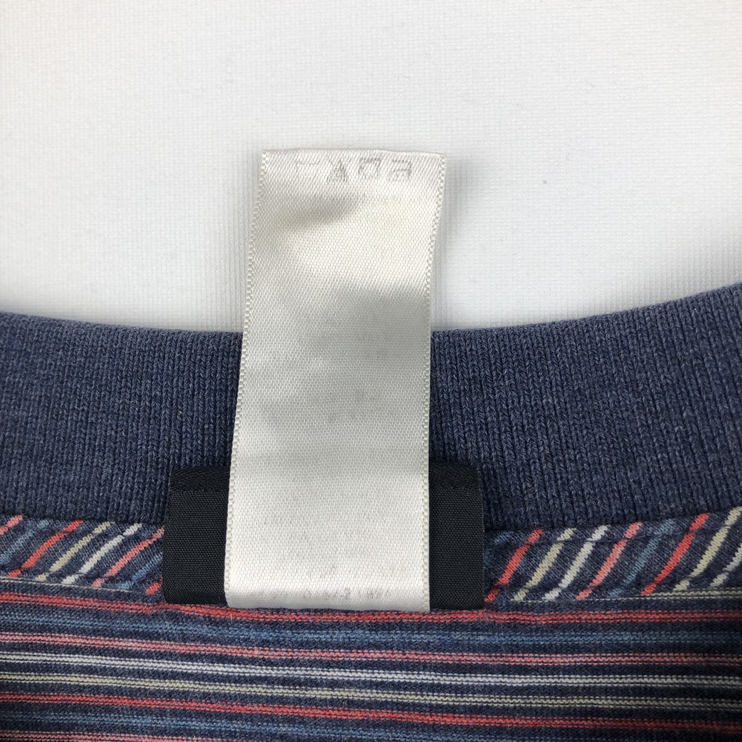 Patagonia Organic Cotton Short-Sleeve Striped Polo Shirt (Men's Size XL) unclear navy blue type Vintage Second Hand