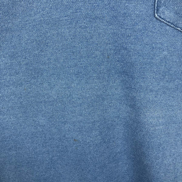 Ralph Lauren POLO by Ralph Lauren short sleeve polo shirt, men's XL size cotton blue type Vintage Second Hand