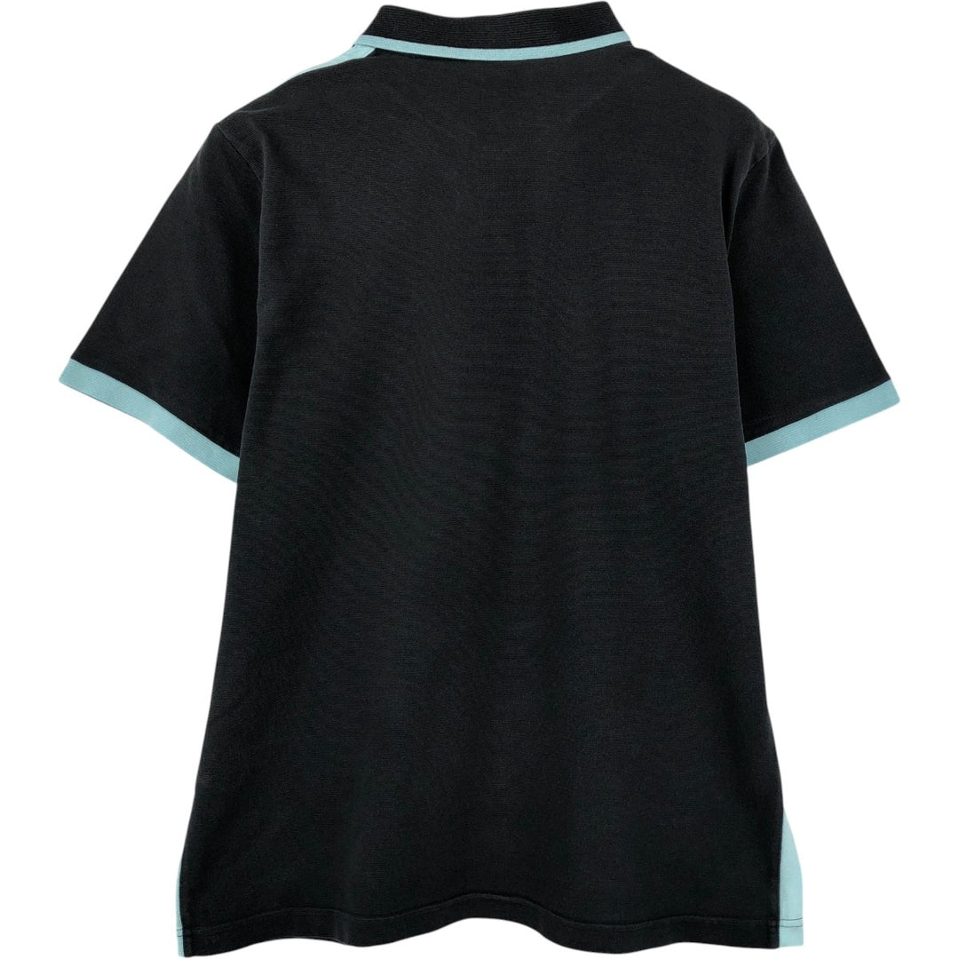Lacoste Sport Short-Sleeve Polo Shirt, Size 6 (Men's XL equivalent) cotton black type Vintage Second Hand