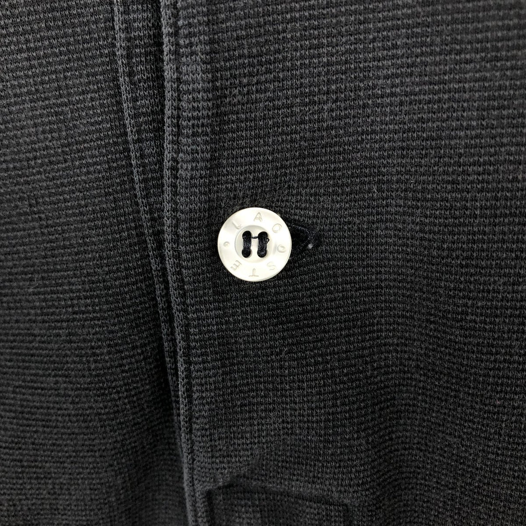 Lacoste Sport Short-Sleeve Polo Shirt, Size 6 (Men's XL equivalent) cotton black type Vintage Second Hand